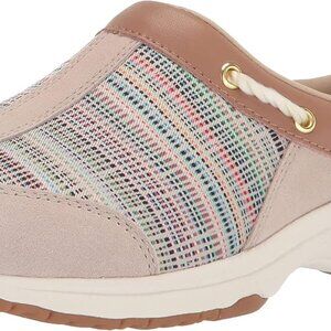 Women's Suede Rubber Sole Slip-On Shoe Arch Support Orthotic Friendly